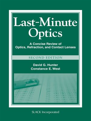 cover image of Last-Minute Optics